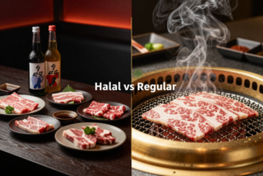 halal yakiniku vs regular yakiniku