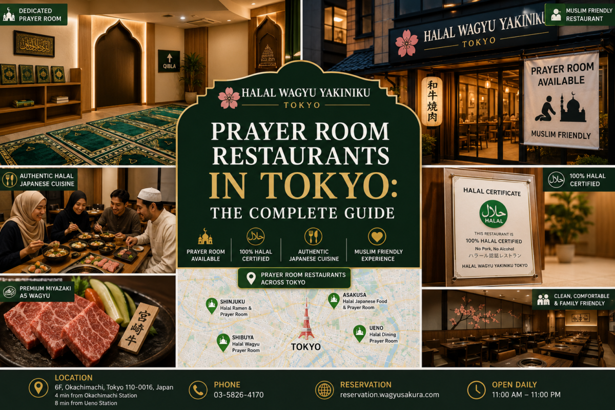 Prayer Room Restaurants in Tokyo